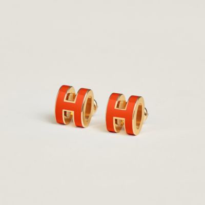 Olympe earrings - White | Hermès USA